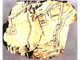 Map of Nippur on a clay tablet. c. 1500 BC.